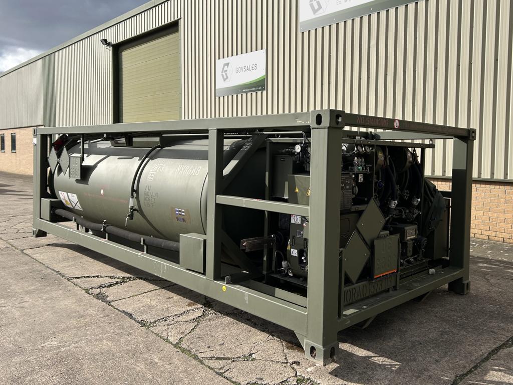 Drops 20FT 10,000 Litre Fuel Dispensing Rack - Govsales of mod surplus ex army trucks, ex army land rovers and other military vehicles for sale