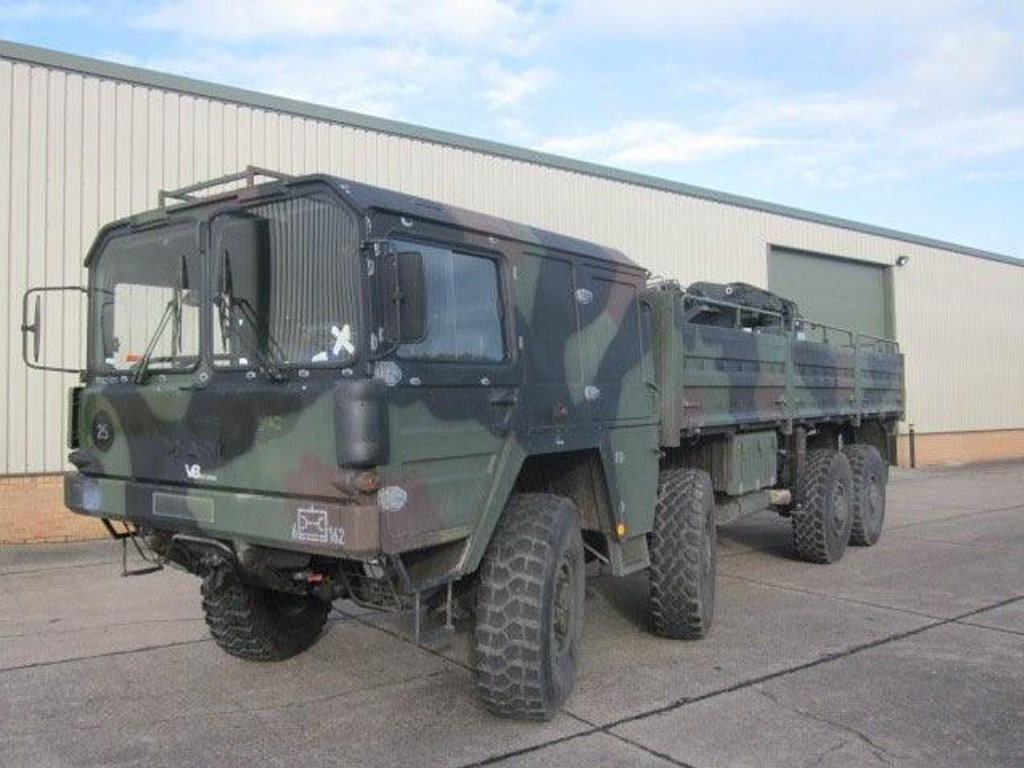MAN 464 8x8 KAT A1 Cargo Truck With Crane - Govsales of mod surplus ex army trucks, ex army land rovers and other military vehicles for sale